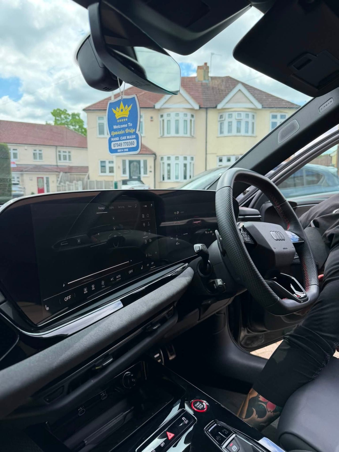 Immaculate Audi interior after full detail